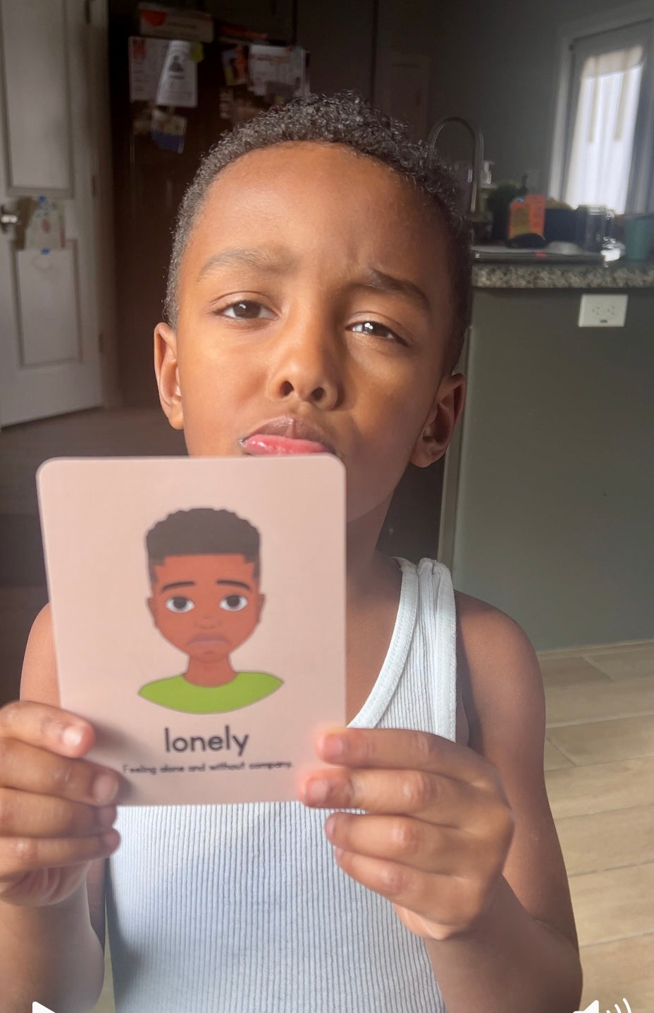 His Emotions Flashcard set